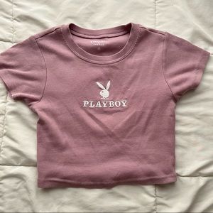 Playboy x pacsun crop top